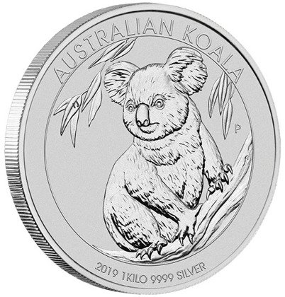 Koala 1000 gram Silber 2019