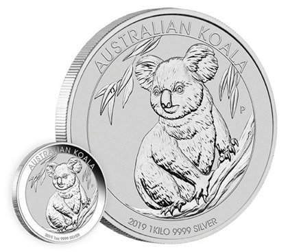 Koala 1000 gram Silber 2019