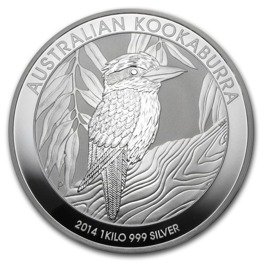 Kookaburra 1000 gram Silber 2014