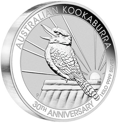 Kookaburra 1000 gram Silber 2020