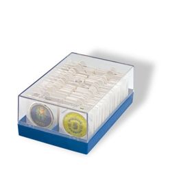 Kunststoffbox für 100 Münzrähmchen