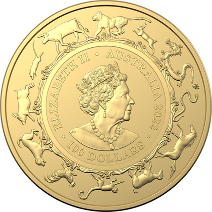 Lunar: Year of the Tiger 1 oz Gold 2022 