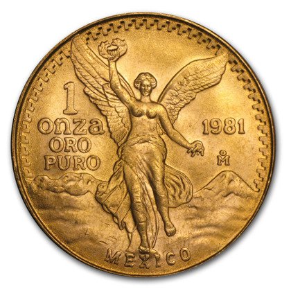 Mexikanische Libertad 1 oz Gold 1981