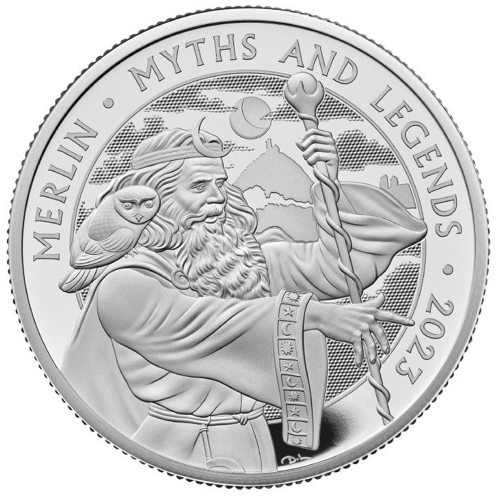 Myths & Legends: Merlin 2 oz Silber 2023 Proof