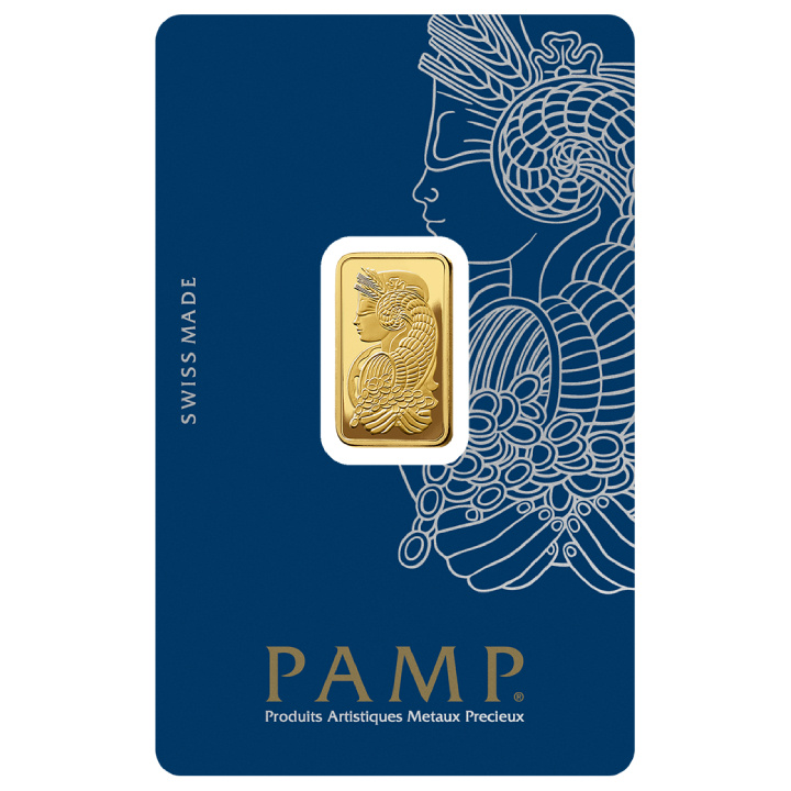 Pamp Suisse Fortuna Veriscan 5 gram Gold Bar LBMA