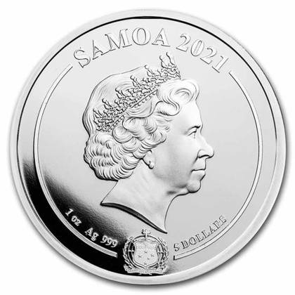 Samoa: Steve McQueen - The King of Cool 1 oz Silver 2021 