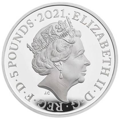 Set of 13 silber coins United Kingdom 2021 Proof 