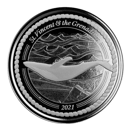 St. Vincent & The Grenadines - Humpback Whale 1 oz Silber 2021
