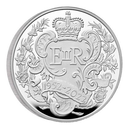 The Platinum Jubilee of Her Majesty The Queen 5 oz Silber 2022 Proof 