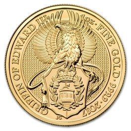 The Queen’s Beasts: The Griffin 1 oz Gold 2017
