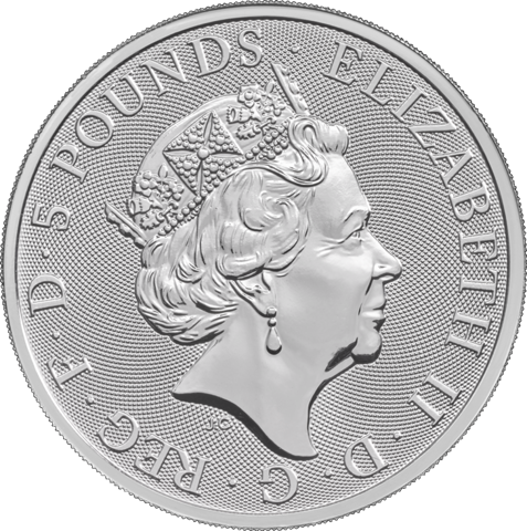 The Queen’s Beasts: The Unicorn of Scotland 2 oz Silber 2018