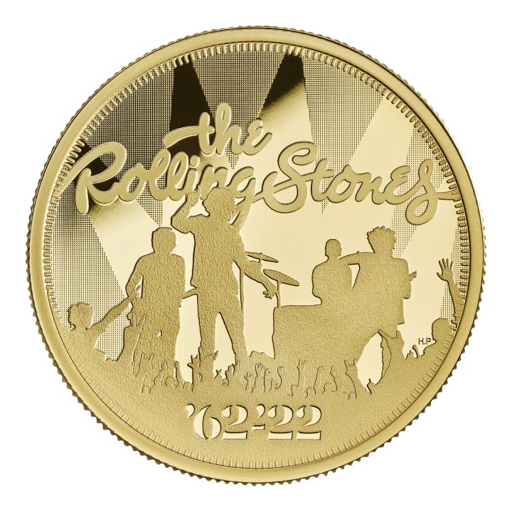 The Rolling Stones 1 oz Gold 2022 Proof 