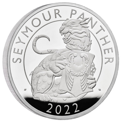 The Royal Tudor Beasts: Seymour Panther 1 oz Silber 2022 Proof 