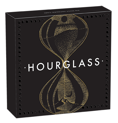 Tuvalu: Hourglass 2 oz Silver 2021 Antiqued Coin