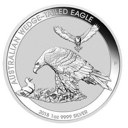 Wedge-Tailed Eagle 1 oz Silber 2018