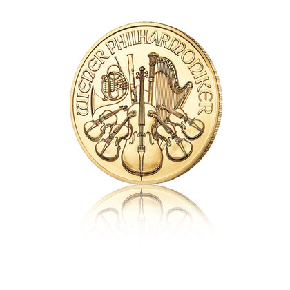 Wiener Philharmoniker 1/25 oz Gold 2022
