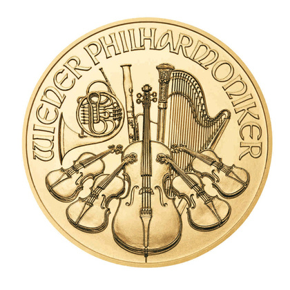 Wiener Philharmoniker 1/25 oz Gold 2022