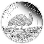 Australian Emu 1 oz Silber 2018 Proof Bescheinigung 1-20