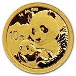 China Panda 1 gram Gold 2019
