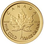Maple Leaf 1/20 oz Gold 2016