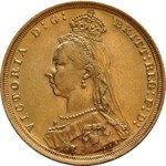 Sovereign Great Britain Queen Victoria 1887-1893