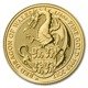 The Queen’s Beasts: The Red Dragon of Wales 1/4 oz Gold 2017