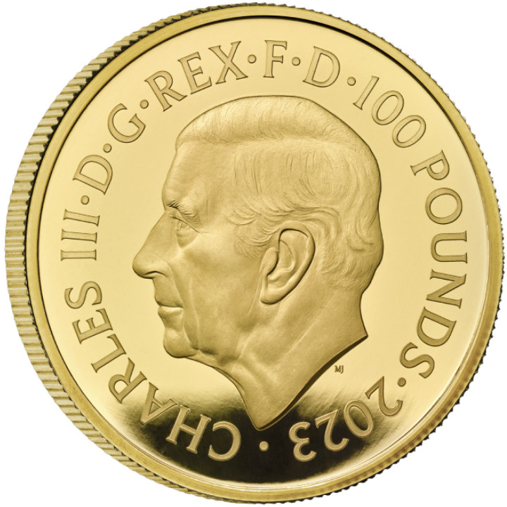 III. Károly király koronázása 5 uncia arany 2023 Proof