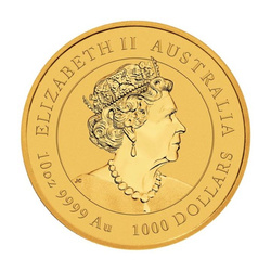Perth Mint: Lunar III - Anno del Coniglio 10 once d'oro 2023
