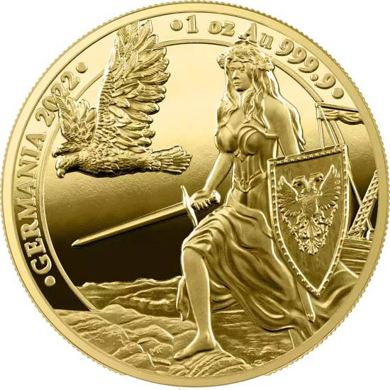 Germania 1 unce zlata 2022 Proof