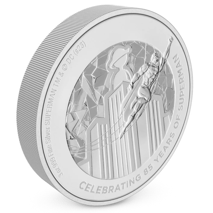 Niue: DC Comics – Superman 85. výročí komiksu 3 unce stříbra 2023 Proof