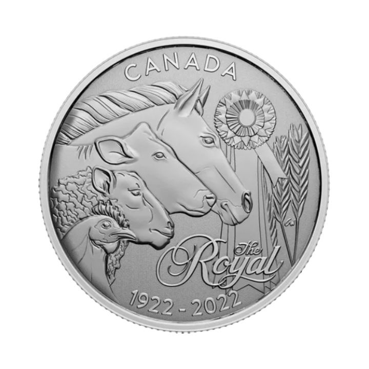 Canadá: Moments to Hold - 100th Anniversary Royal Agricultural Winter Fair 1/4 oz Silver 2022 Specimen