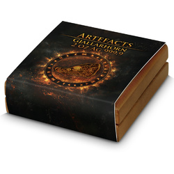 Artefactos: Gjallarhorn coloreado 2 oz Plata 2024 Dorado Ultra Alto Relieve