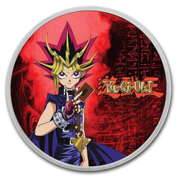 Niue: Yu-Gi-Oh! Yami Yugi kolorowany - 25. rocznica 1 uncja Srebra 2022