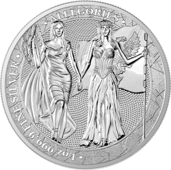 Allegories: Columbia & Germania 1 uncja Srebra 2019