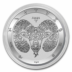Tokelau: Zodiac Series - Aries 1 oz Plata 2022