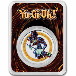 Niue: Yu-Gi-Oh! Sötét mágus színes 1 uncia ezüst 2023 Slab