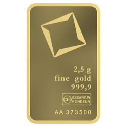 Valcambi 2,5 g Goldbarren