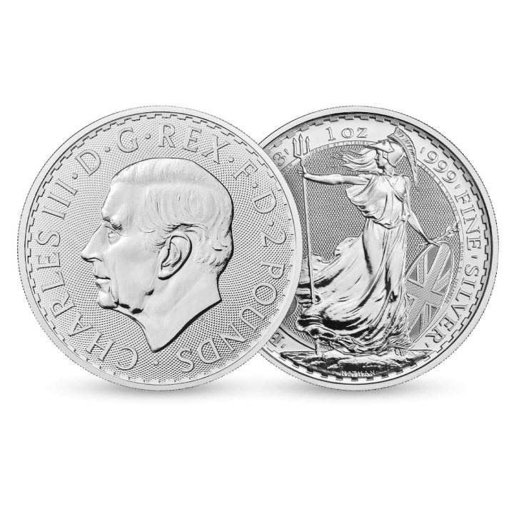 Britannia - King Charles III 1 oz Silber 2023 Umlaufend