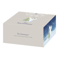 A hóember 50 penny arany 2024 Proof