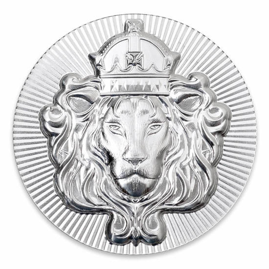 Scottsdale Mint Lion Stacker 100 grammes d'argent rond