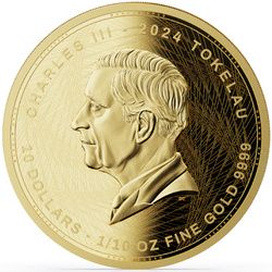 Tokelau: Magnum Opus 1/10 uncji Złota 2024 Prooflike