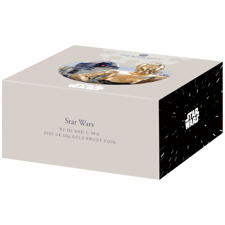 Star Wars: R2-D2 and C-3PO 50p Gold 2023 Proof