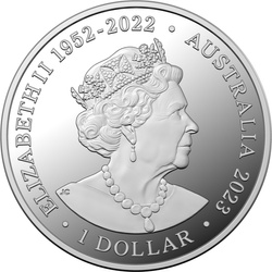 Creatures of the Deep $1 "C" Mintmark Srebro 2023 Proof