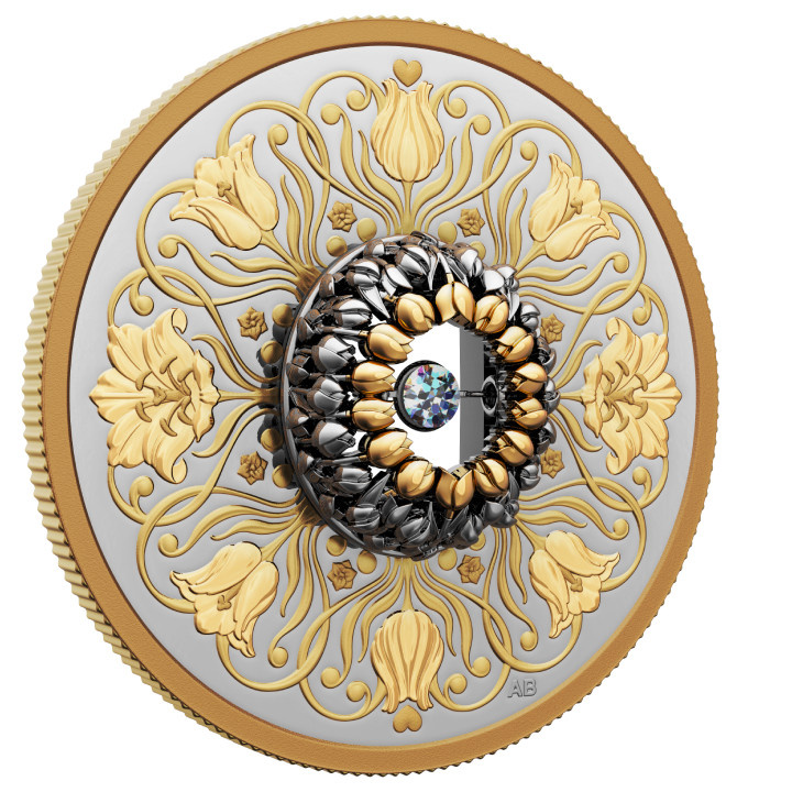 Canada: Sparkle of the Heart $20 Silver 2023 Proof Gilded Coin