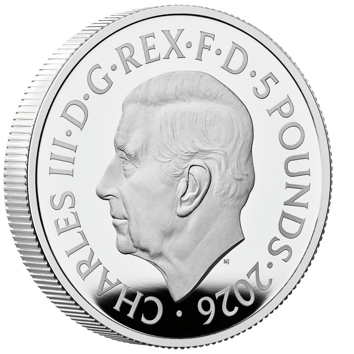 Portraits of Queen Elizabeth II - Mary Gillick Effigy £5 Silver 2026 Proof Piedfort