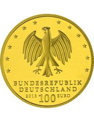 Gartenreich Dessau Wörlitz 1/2 oz Gold 2013