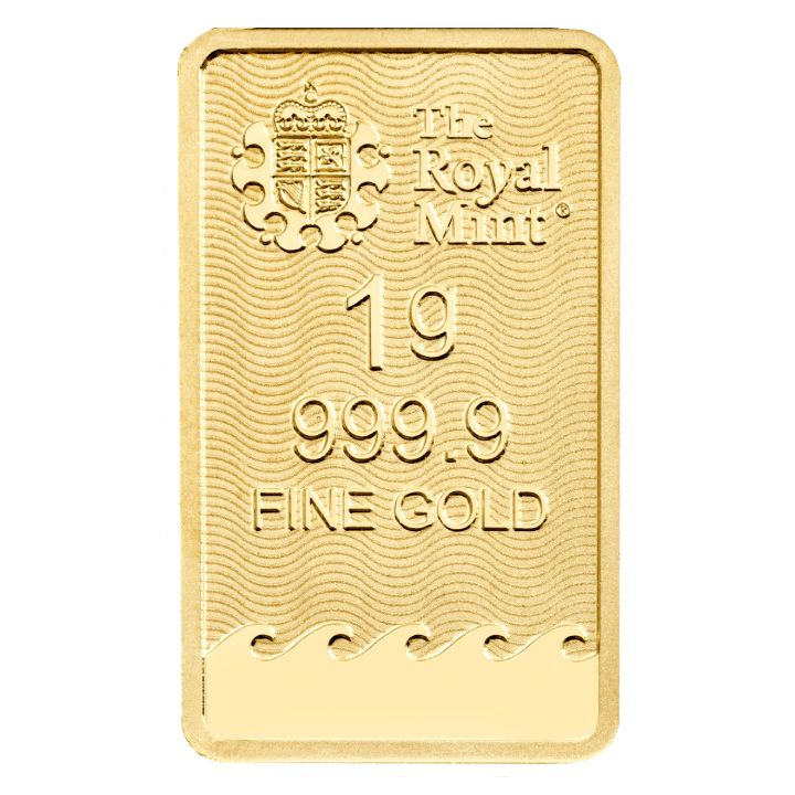 1 gram Gold Bar Britannia Britannia Christmas