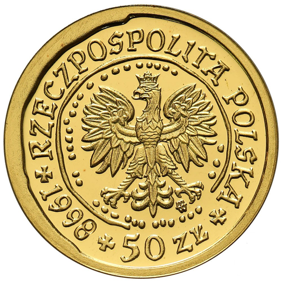 Orzeł Bielik 1/10 uncji Złota 1998