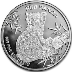 Czad: Red Panda 1 oz Silber 2024 Coin