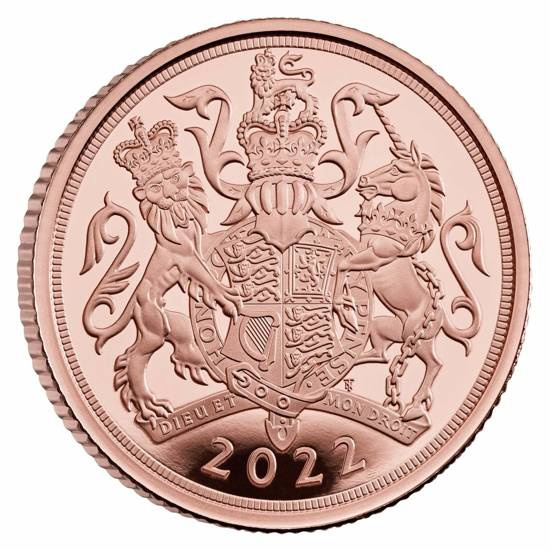 Gran Bretaña: Soberano de Oro Isabel II 2022 Proof